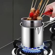Stainless Steel Deep Frying Pot – Crispy Fried Food Made Easy