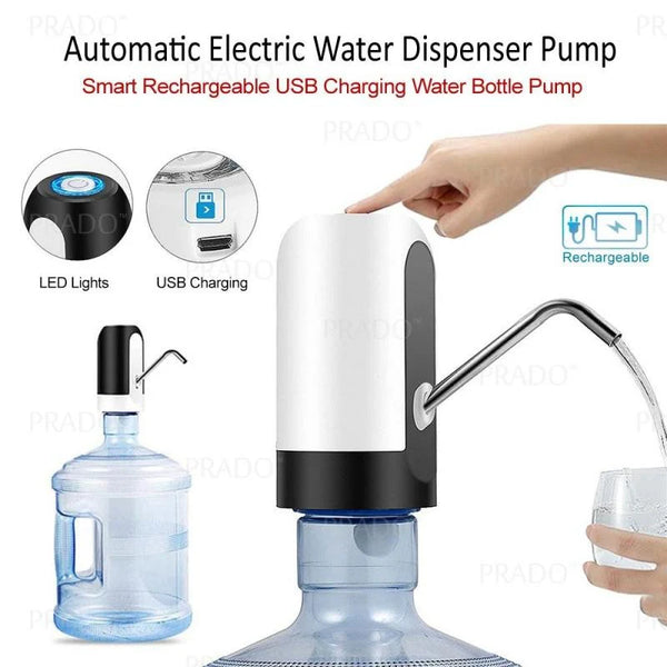 Smart One-Touch Automatic usb rechargable Water Dispenser Pump